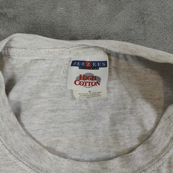 VTG Jerzees Butler Aircraft Co distressed white airplane graphic tshirt mens XL - Picture 5 of 10